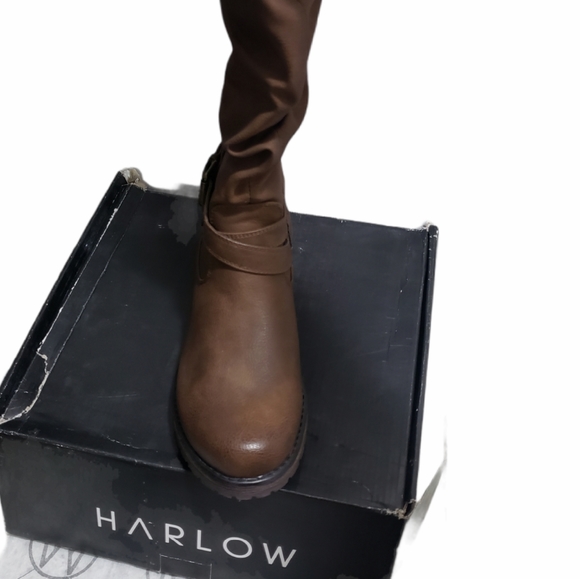 Brown Harlow Heather Fall Boots. Nwt - Picture 4 of 9